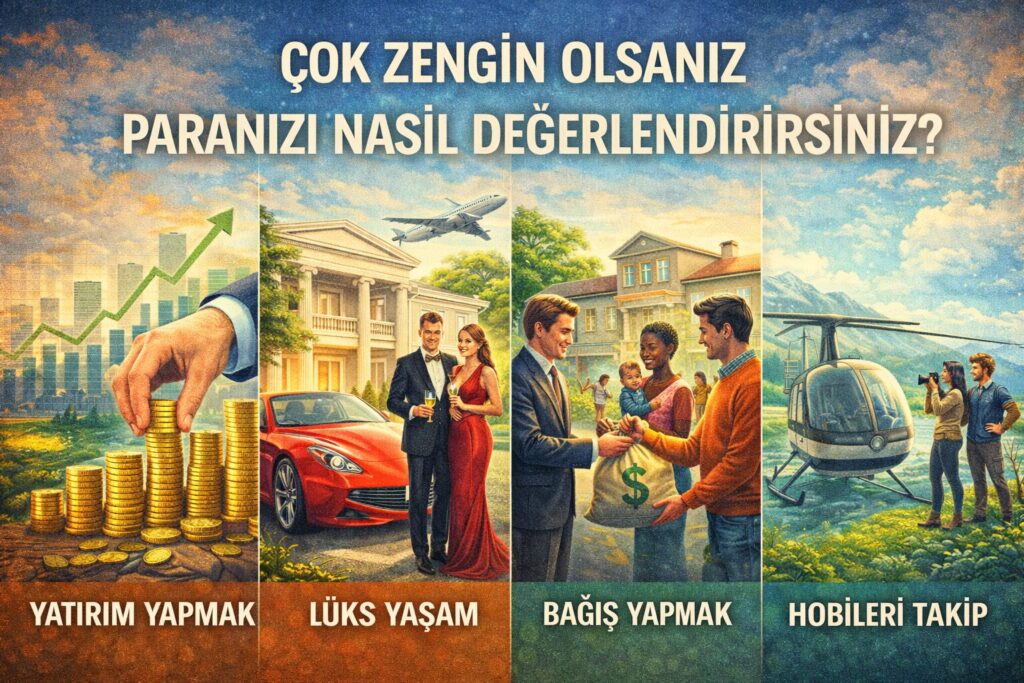 Çok Zengin Olsanız Paranızı Nasıl Değerlendirirsiniz?
