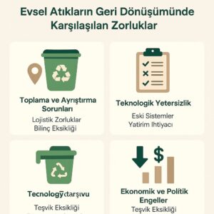 Evsel Atıkların Geri Dönüşümünde Karşılaşılan Zorluklar Evsel Atıkların Geri Dönüşümünde Karşılaşılan Zorluklar