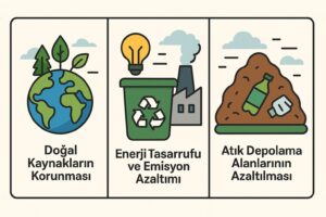 Evsel Atıkların Geri Dönüşümünün Çevresel Faydaları Evsel Atıkların Geri Dönüşümünün Çevresel Faydaları