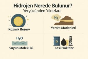 Hidrojen Nerede Bulunur, hidrojenin bulunduğu yerlerin görseli