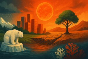Küresel ısınma sonuçları ile alakalı resim