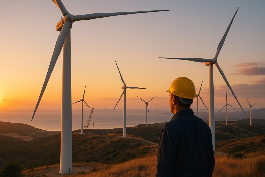 Rüzgar Türbini ile Rüzgardan Elektrik Üretimi