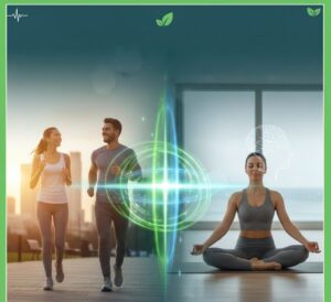Spor Yapmanın Önemi Madde Madde, meditasyon ve spor fitnes egzersiz yapan sağlıklı insanlar