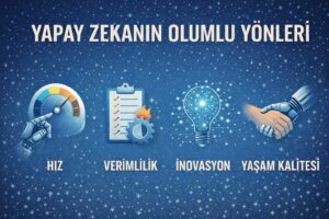 Yapay Zekanın Olumlu Yönleri madde madde örnekler