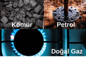 fosil yakıtlar nelerdir, fosil yakıtlar kömür, petrol, doğal gaz