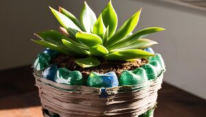 geri dönüşüm fikirleri, evde yapılabilecek geri dönüşüm fikirleri, Plastik Şişelerden Bitki Saksısı Yapımı